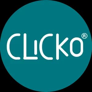 Logo för Clicko och erbjudande